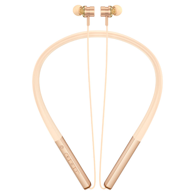 Hoco ES71 Platinum neck-mounted BT headset - orange smoothie - Saif Al Najmi Kw