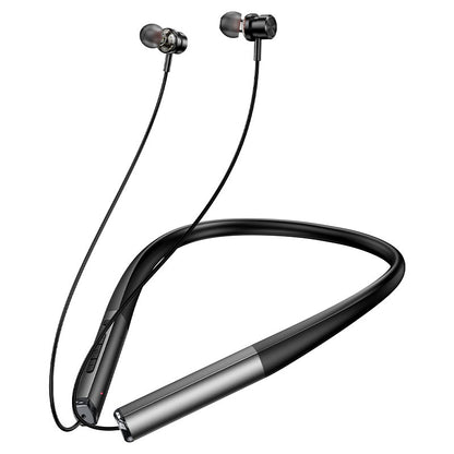 Hoco ES71 Platinum neck-mounted BT headset - obsidian black - Saif Al Najmi Kw