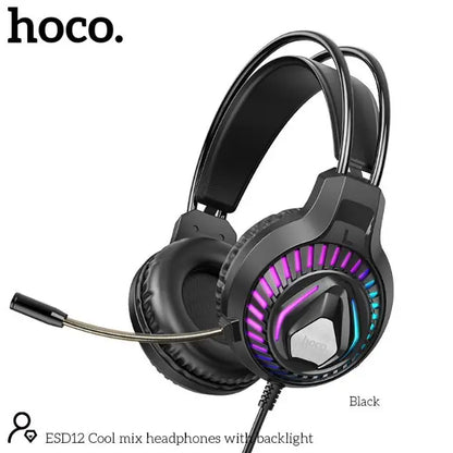 HOCO ESD12 Cool mix headphones with backlight