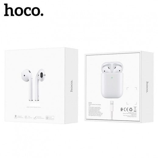 Hoco EW02 Plus True wireless BT headset - White - Saif Al Najmi KwEarpodsHocoSaif Al Najmi KwHOCO CA36130643EW02 Plus True wireless BT headset - White - Saif Al Najmi Kw