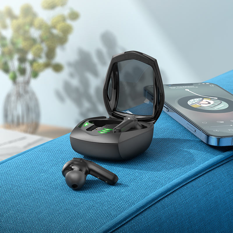 Hoco EW28 Magic true wireless BT gaming headset - black - Saif Al Najmi Kw
