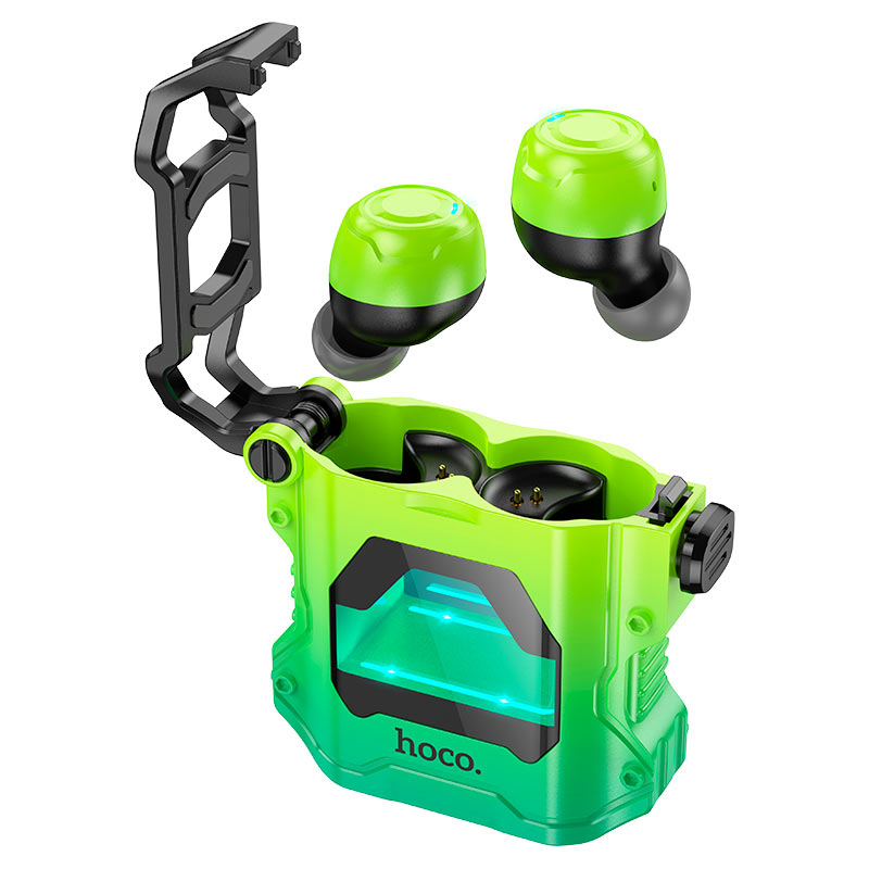 Hoco EW33 TWS Bluetooth 5.3 Gaming Earbuds - Green - Saif Al Najmi Kw
