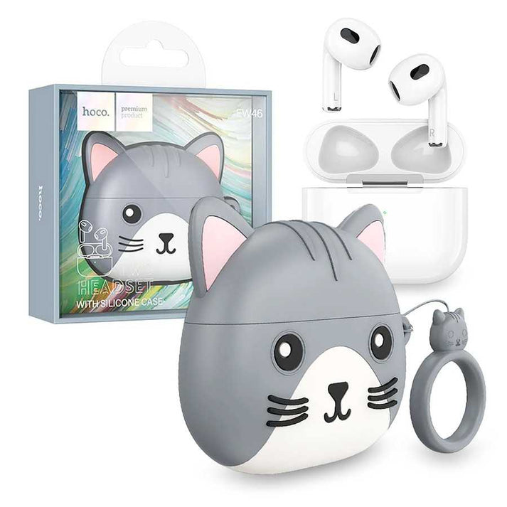hoco EW46 True wireless stereo headset - dodge cat - Saif Al Najmi KwearpodshocoSaif Al Najmi KwEW46-BROWNBROWNhoco EW46 True wireless stereo headset - dodge cat - Saif Al Najmi Kw