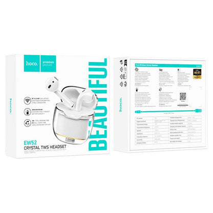 Hoco EW52 Lilly true wireless BT headset - white - Saif Al Najmi KwEarpodshocoSaif Al Najmi KwEW52Hoco EW52 Lilly true wireless BT headset - white - Saif Al Najmi Kw