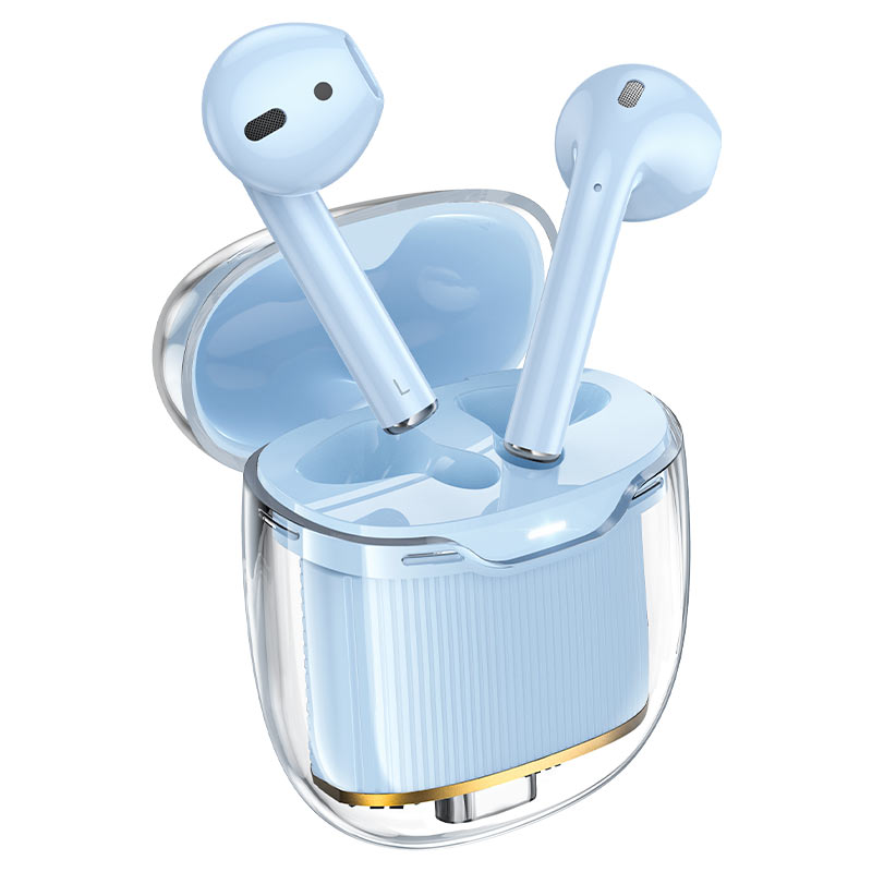 Hoco EW52 Lilly true wireless BT headset - blue - Saif Al Najmi Kw