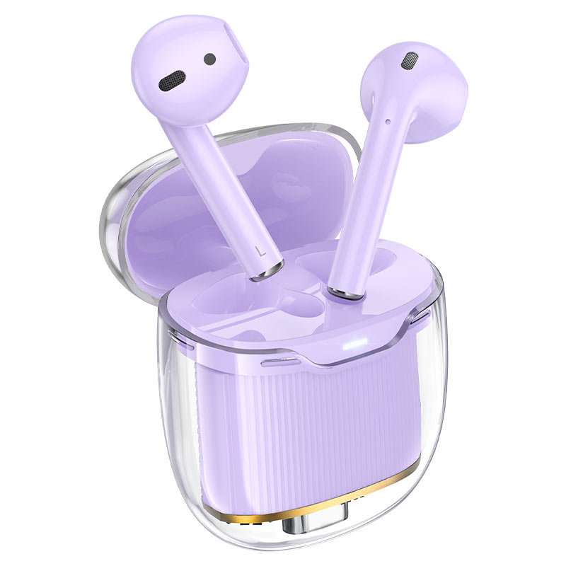 Hoco EW52 Lilly true wireless BT headset - purple - Saif Al Najmi Kw