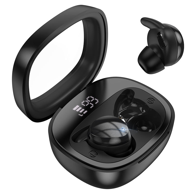 Hoco EW65 Shadow true wireless sleep BT headset - black - Saif Al Najmi Kw