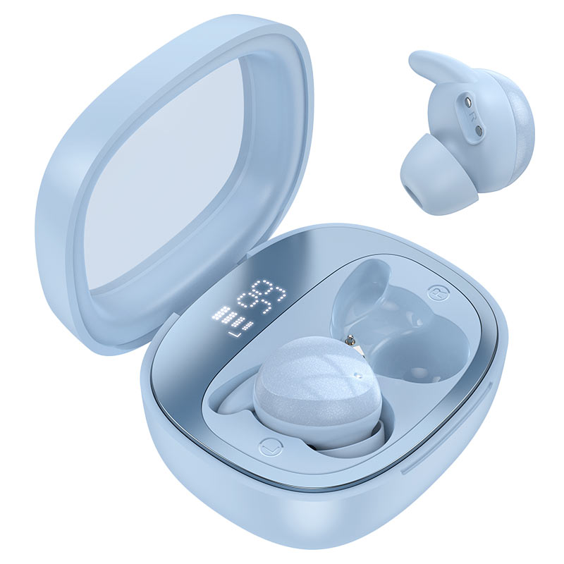 Hoco EW65 Shadow true wireless sleep BT headset - blue - Saif Al Najmi Kw