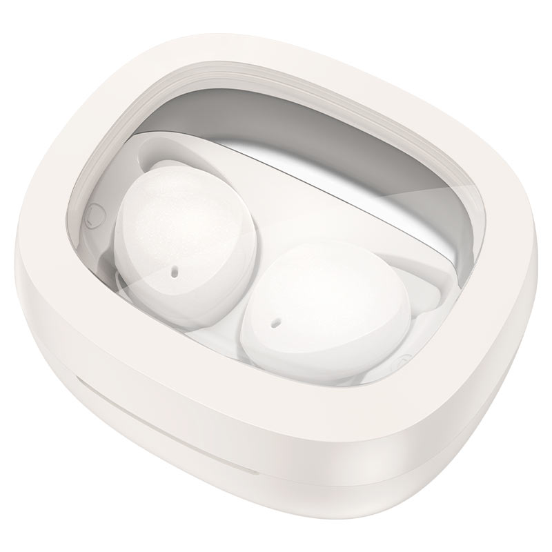 Hoco EW65 Shadow true wireless sleep BT headset - milky white - Saif Al Najmi Kw