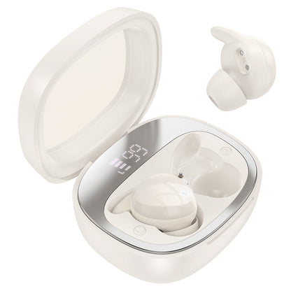 Hoco EW65 Shadow true wireless sleep BT headset - milky white - Saif Al Najmi Kw
