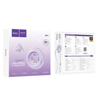HOCO EW71 Mini Donut Shape Wireless Bluetooth 5.4 Earphone with Atmosphere Light Candy Color Music HiFi Stereo Audio TWS Earbuds - Saif Al Najmi KwSaif Al Najmi KwSaif Al Najmi KwPurpleHOCO EW71 Mini Donut Shape Wireless Bluetooth 5.4 Earphone with Atmosphere Light Candy Color Music HiFi Stereo Audio TWS Earbuds