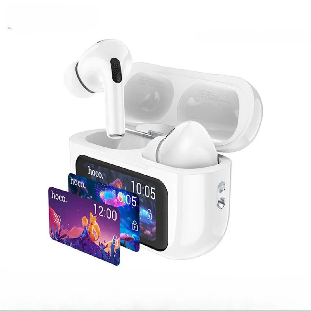 Hoco EW72 Soar true wireless ANC Noise Reduction touch screen BT headset - white - Saif Al Najmi KwEarpodshocoSaif Al Najmi KwEW72Hoco EW72 Soar true wireless ANC Noise Reduction touch screen BT headset - white - Saif Al Najmi Kw