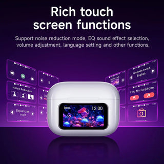 Hoco EW72 Soar true wireless ANC Noise Reduction touch screen BT headset - white - Saif Al Najmi KwEarpodshocoSaif Al Najmi KwEW72Hoco EW72 Soar true wireless ANC Noise Reduction touch screen BT headset - white - Saif Al Najmi Kw