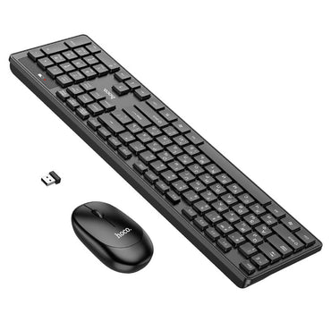 HOCO GM17 Wireless Keyboard & Mouse Set - Saif Al Najmi KwKeyboardHocoSaif Al Najmi KwHOCO GM17 Wireless Keyboard & Mouse Set