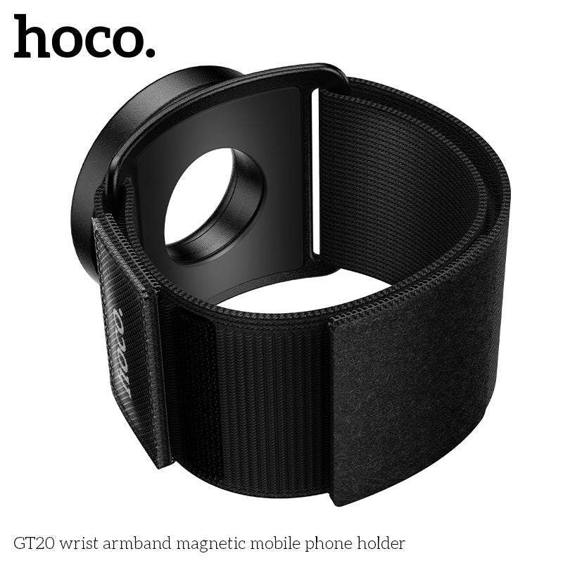 HOCO GT20 Magnetic Wrist Phone Holder Adjustable Sports Armband - Saif Al Najmi KwPhone HolderHocoSaif Al Najmi KwHOCO GT20 Magnetic Wrist Phone Holder Adjustable Sports Armband