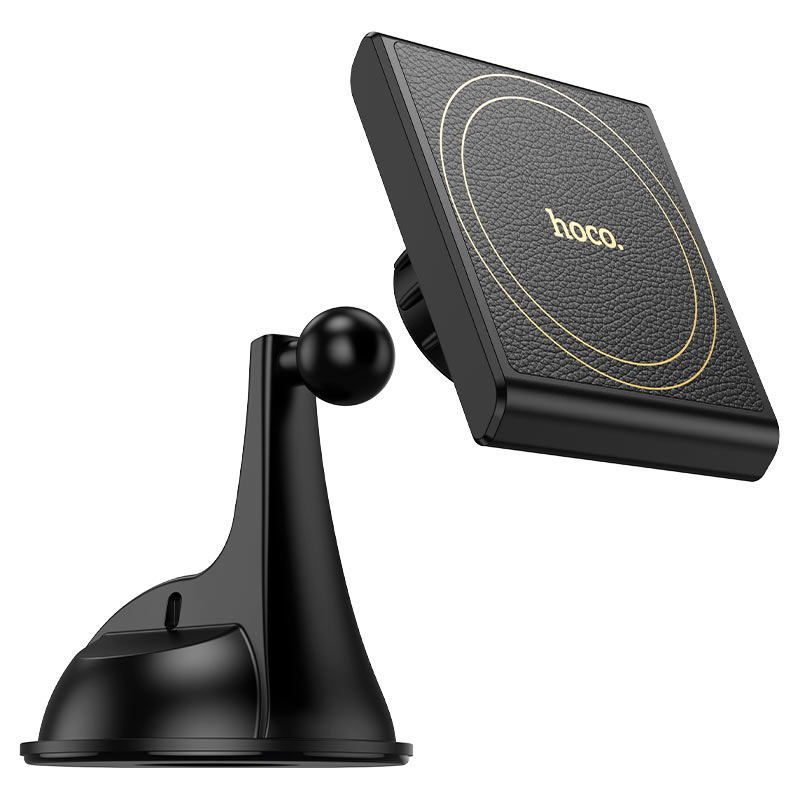 H47 Precious ring magnetic car holder(center console) - Black - Saif Al Najmi Kw