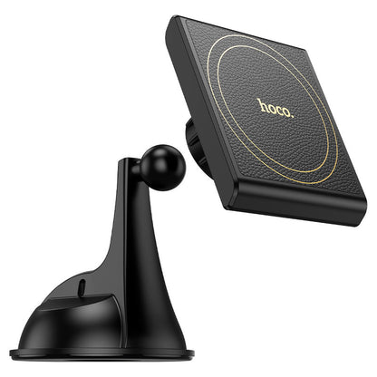 H47 Precious ring magnetic car holder(center console) - Black - Saif Al Najmi Kw