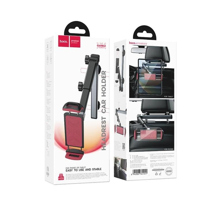 Hoco H69 Gamble Rear Seat Tablet Holder – Telescopic Car Mount - Saif Al Najmi KwPhone HolderHocoSaif Al Najmi Kwh69- hocoHoco H69 Gamble Rear Seat Tablet Holder – Telescopic Car Mount