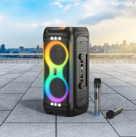 Hoco HA9 Kayman Wireless Portable Loudspeaker – Dual - Mic Outdoor BT 40W - Saif Al Najmi KwWireless SpeakersHocoSaif Al Najmi KwHoco HA9 Kayman Wireless Portable Loudspeaker – Dual - Mic Outdoor BT 40W