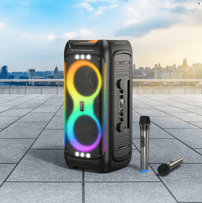 Hoco HA9 Kayman Wireless Portable Loudspeaker – Dual - Mic Outdoor BT 40W - Saif Al Najmi KwWireless SpeakersHocoSaif Al Najmi KwHoco HA9 Kayman Wireless Portable Loudspeaker – Dual - Mic Outdoor BT 40W