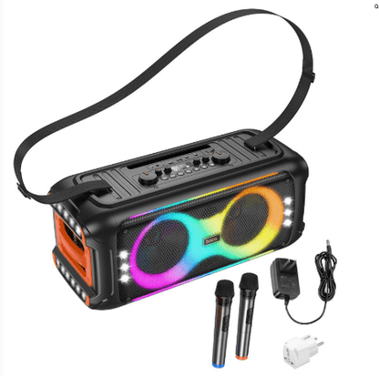 Hoco HA9 Kayman Wireless Portable Loudspeaker – Dual - Mic Outdoor BT 40W - Saif Al Najmi KwWireless SpeakersHocoSaif Al Najmi KwHoco HA9 Kayman Wireless Portable Loudspeaker – Dual - Mic Outdoor BT 40W