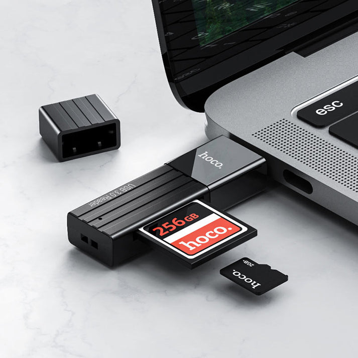 Hoco HB20 Mindful 2 - in - 1 card reader(USB3.0) - Saif Al Najmi KwMedia Card ReaderHocoSaif Al Najmi KwHOCO HB20129874Hoco HB20 Mindful 2 - in - 1card reader(USB3.0) - Saif Al Najmi Kw