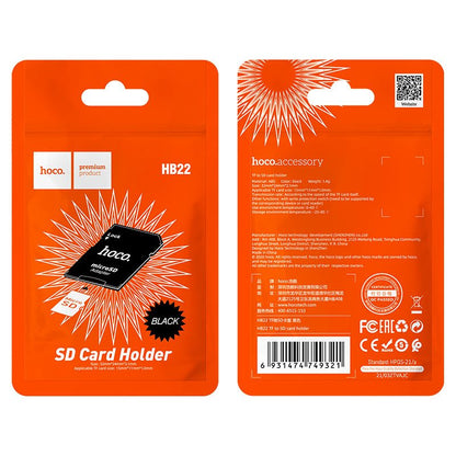 Hoco HB22 TF to SD card holder - Saif Al Najmi KwOTG / ConnectorsHocoSaif Al Najmi KwHB22Hoco HB22 TF to SD card holder - Saif Al Najmi Kw