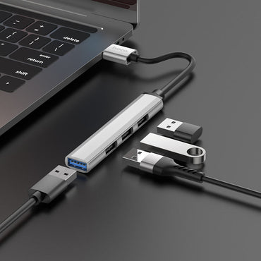 Hoco HB26 4 in 1 adapter(USB to USB3.0+USB2.0*3) - Saif Al Najmi KwOTG / ConnectorsHocoSaif Al Najmi KwHB26Hoco HB26 4 in 1 adapter(USB to USB3.0+USB2.0*3) - Saif Al Najmi Kw