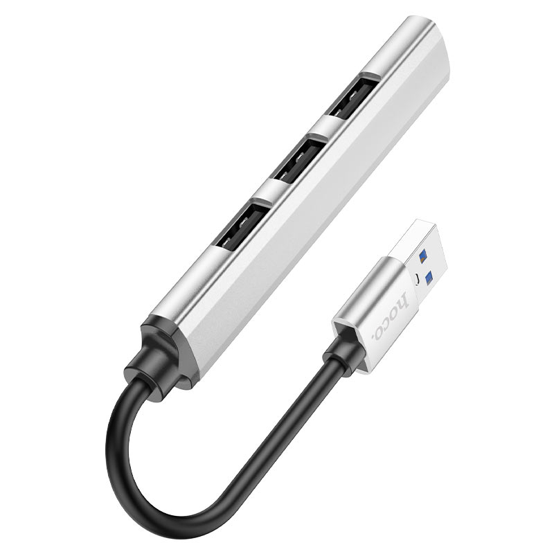 Hoco HB26 4 in 1 adapter(USB to USB3.0+USB2.0*3) - Saif Al Najmi Kw