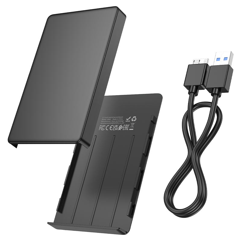 Hoco HB46 USB3.0 2.5-inch SATA hard drive enclosure sliding cover - Saif Al Najmi Kw