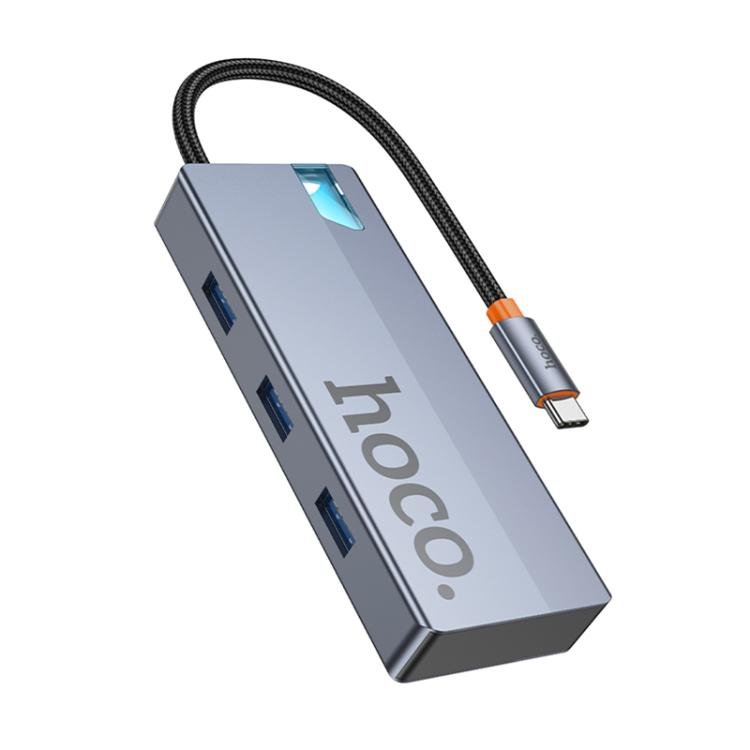 Hoco HB50 5 - in - 1 Type - C Multiport Converter – USB - C to HDMI, PD, 3x USB 3.0 Adapter - Saif Al Najmi KwUSB HubHocoSaif Al Najmi KwHoco HB50 5 - in - 1 Type - C Multiport Converter – USB - C to HDMI, PD, 3x USB 3.0 Adapter - Saif Al Najmi Kw