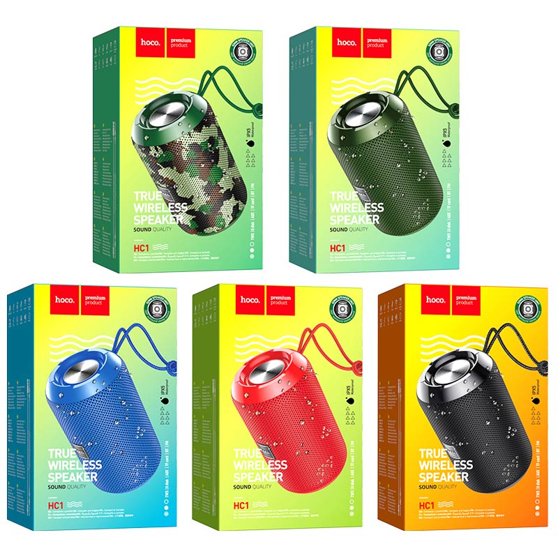 Hoco HC1 Trendy Sound Wireless Speaker – 5W Portable Sports Bluetooth Speaker with TWS & Multi - Input Playback - Saif Al Najmi KwWireless SpeakersHocoSaif Al Najmi KwRedHoco HC1 Trendy Sound Wireless Speaker – 5W Portable Sports Bluetooth Speaker with TWS & Multi - Input Playback
