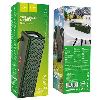 Hoco HC3 Bounce sports wireless speaker - Dark green - Saif Al Najmi Kw