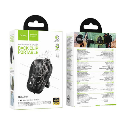 HOCO HC44 Star Wearable Bluetooth Speaker Black - Saif Al Najmi KwWireless SpeakersHocoSaif Al Najmi KwHOCO HC44 Star Wearable Bluetooth Speaker Black