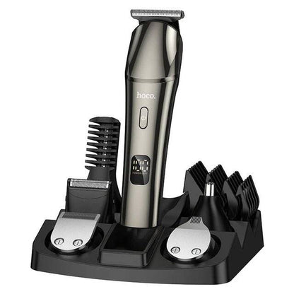 HOCO HP26 Hair Clipper Set IPX6 Waterproof 6 in 1 Grooming Kit - Saif Al Najmi KwMens GroomingHocoSaif Al Najmi KwHOCO HP26 Hair Clipper Set IPX6 Waterproof 6 in 1 Grooming Kit