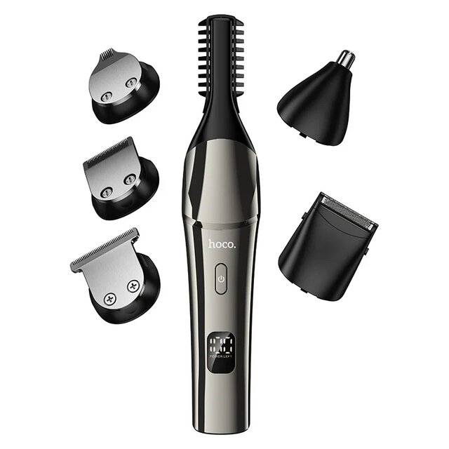HOCO HP26 Hair Clipper Set IPX6 Waterproof 6 in 1 Grooming Kit - Saif Al Najmi KwMens GroomingHocoSaif Al Najmi KwHOCO HP26 Hair Clipper Set IPX6 Waterproof 6 in 1 Grooming Kit