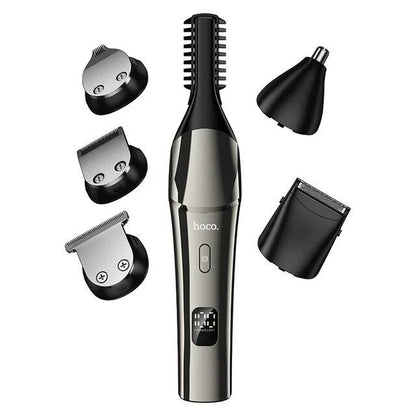 HOCO HP26 Hair Clipper Set IPX6 Waterproof 6 in 1 Grooming Kit - Saif Al Najmi KwMens GroomingHocoSaif Al Najmi KwHOCO HP26 Hair Clipper Set IPX6 Waterproof 6 in 1 Grooming Kit