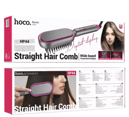 HOCO HP44 Electric Straightening Hair Comb – Digital Temperature Display - Saif Al Najmi KwgadgetsHocoSaif Al Najmi KwHOCO HP44 Electric Straightening Hair Comb – Digital Temperature Display