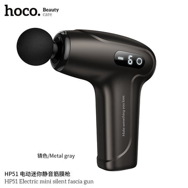 Hoco HP51 Mini Fascial Gun – Portable Deep Tissue Handheld Massager - Saif Al Najmi KwMassage gunHocoSaif Al Najmi KwHoco HP51 Mini Fascial Gun – Portable Deep Tissue Handheld Massager