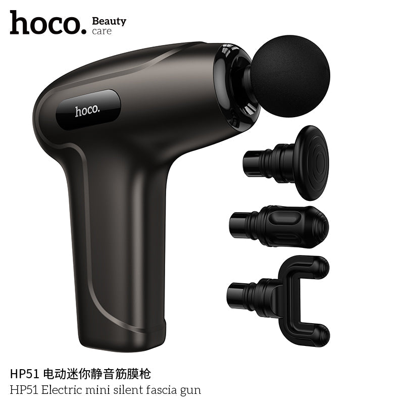 Hoco HP51 Mini Fascial Gun – Portable Deep Tissue Handheld Massager - Saif Al Najmi KwMassage gunHocoSaif Al Najmi KwHoco HP51 Mini Fascial Gun – Portable Deep Tissue Handheld Massager