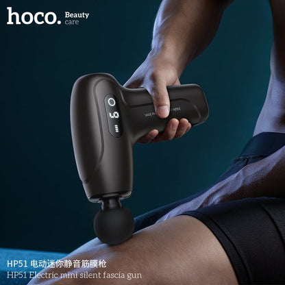 Hoco HP51 Mini Fascial Gun – Portable Deep Tissue Handheld Massager - Saif Al Najmi KwMassage gunHocoSaif Al Najmi KwHoco HP51 Mini Fascial Gun – Portable Deep Tissue Handheld Massager