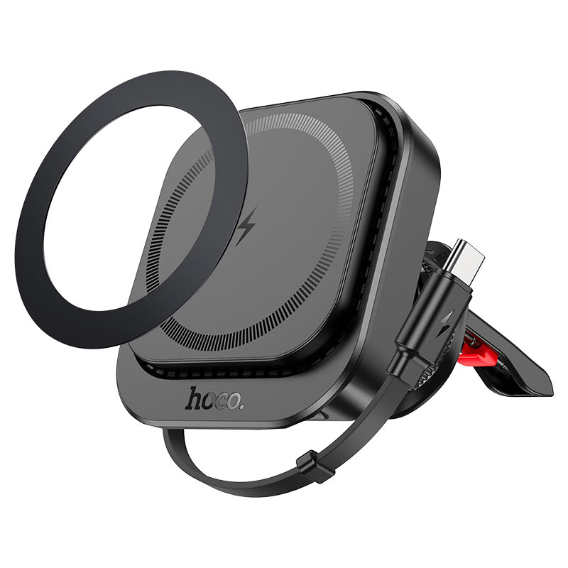 HOCO HW23 Might Wireless Car Charger – Air Vent Mount (15W Fast Charging) - Saif Al Najmi KwCar ChargersHocoSaif Al Najmi KwHOCO HW23 Might Wireless Car Charger – Air Vent Mount (15W Fast Charging)