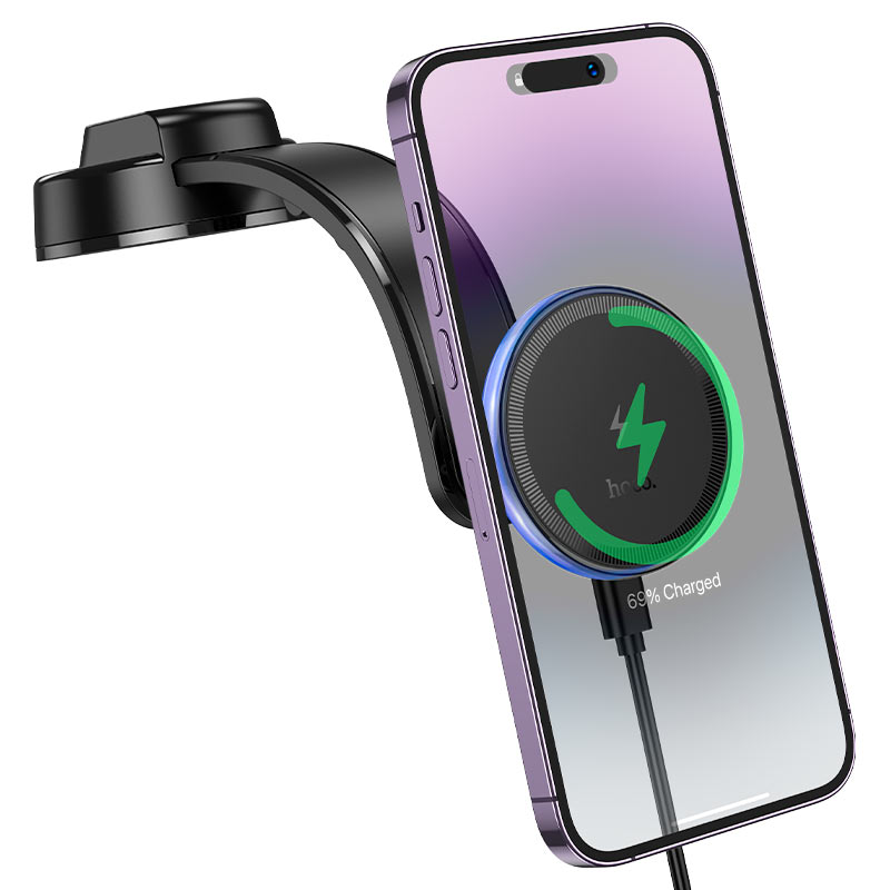 Hoco Car Wireless Charger HW25 Built-in Cooling Fan - Saif Al Najmi Kw