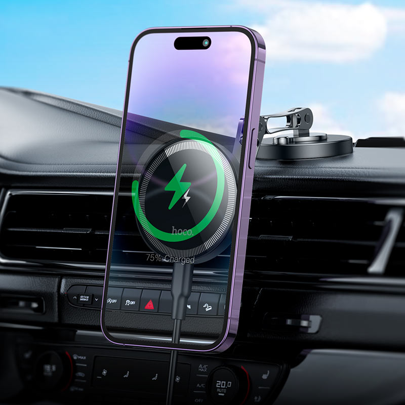 Hoco HW26 Jacques Car Wireless Charger for Dashboard - Saif Al Najmi Kw