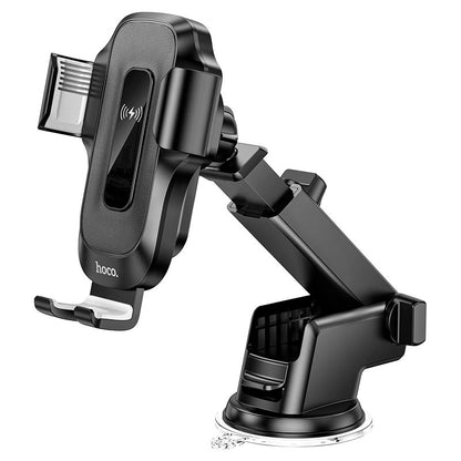 HOCO HW3 Wise Wireless Car Charger – Dashboard Mount (15W Fast Charging) - Saif Al Najmi KwPhone HolderHocoSaif Al Najmi KwHOCO HW3 Wise Wireless Car Charger – Dashboard Mount (15W Fast Charging)