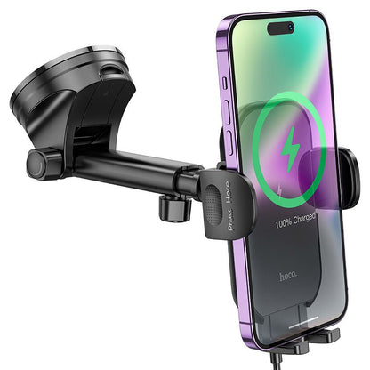HOCO HW5 Journey Wireless Car Charger – 15W Dashboard Mount - Saif Al Najmi KwPhone HolderHocoSaif Al Najmi KwHOCO HW5 Journey Wireless Car Charger – 15W Dashboard Mount