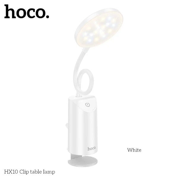 Hoco HX10 Clamp Desk Lamp – Adjustable Brightness Light - Saif Al Najmi KwLED LightHocoSaif Al Najmi Kwhx10-hocoHoco HX10 Clamp Desk Lamp – Adjustable Brightness Light