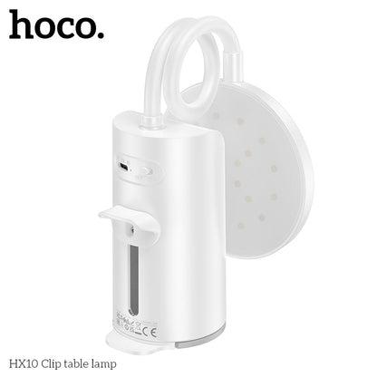 Hoco HX10 Clamp Desk Lamp – Adjustable Brightness Light - Saif Al Najmi KwLED LightHocoSaif Al Najmi Kwhx10-hocoHoco HX10 Clamp Desk Lamp – Adjustable Brightness Light