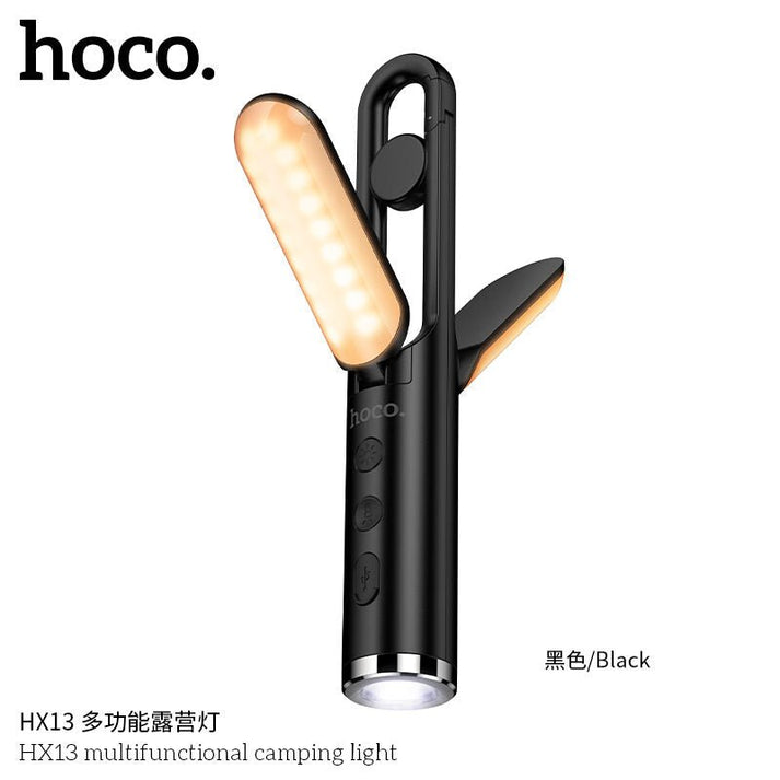 Hoco HX13 Multi - Function Camping Light – Portable Rechargeable Lantern with Power Bank & SOS Mode - Saif Al Najmi KwLED LightHocoSaif Al Najmi KwHoco HX13 Multi - Function Camping Light – Portable Rechargeable Lantern with Power Bank & SOS Mode