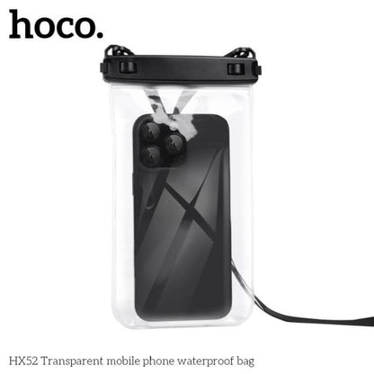 Hoco HX52 Transparent Waterproof Mobile Phone Bag - Saif Al Najmi KwPhone CaseHocoSaif Al Najmi KwHoco HX52 Transparent Waterproof Mobile Phone Bag